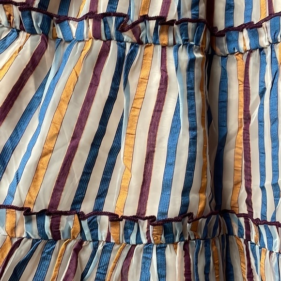 TULAROSA Ingrid Dress In Navy Multi - Picture 8 of 15